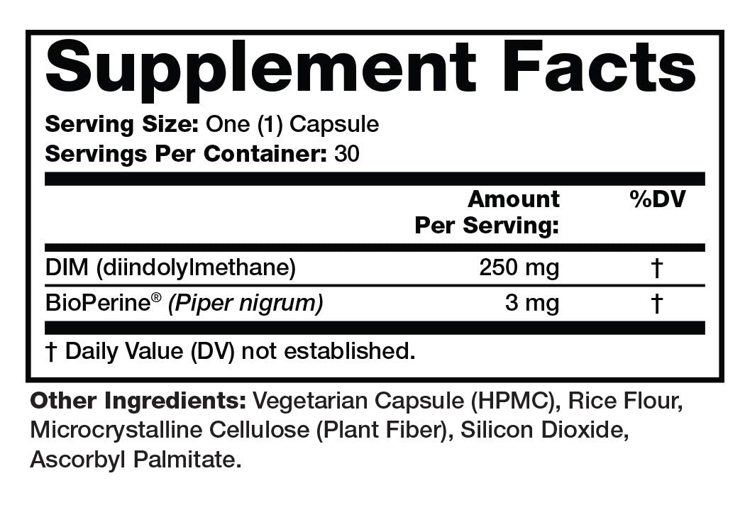 Olympian Labs Performance DIM Supplement - DIM Diindolylmethane 30