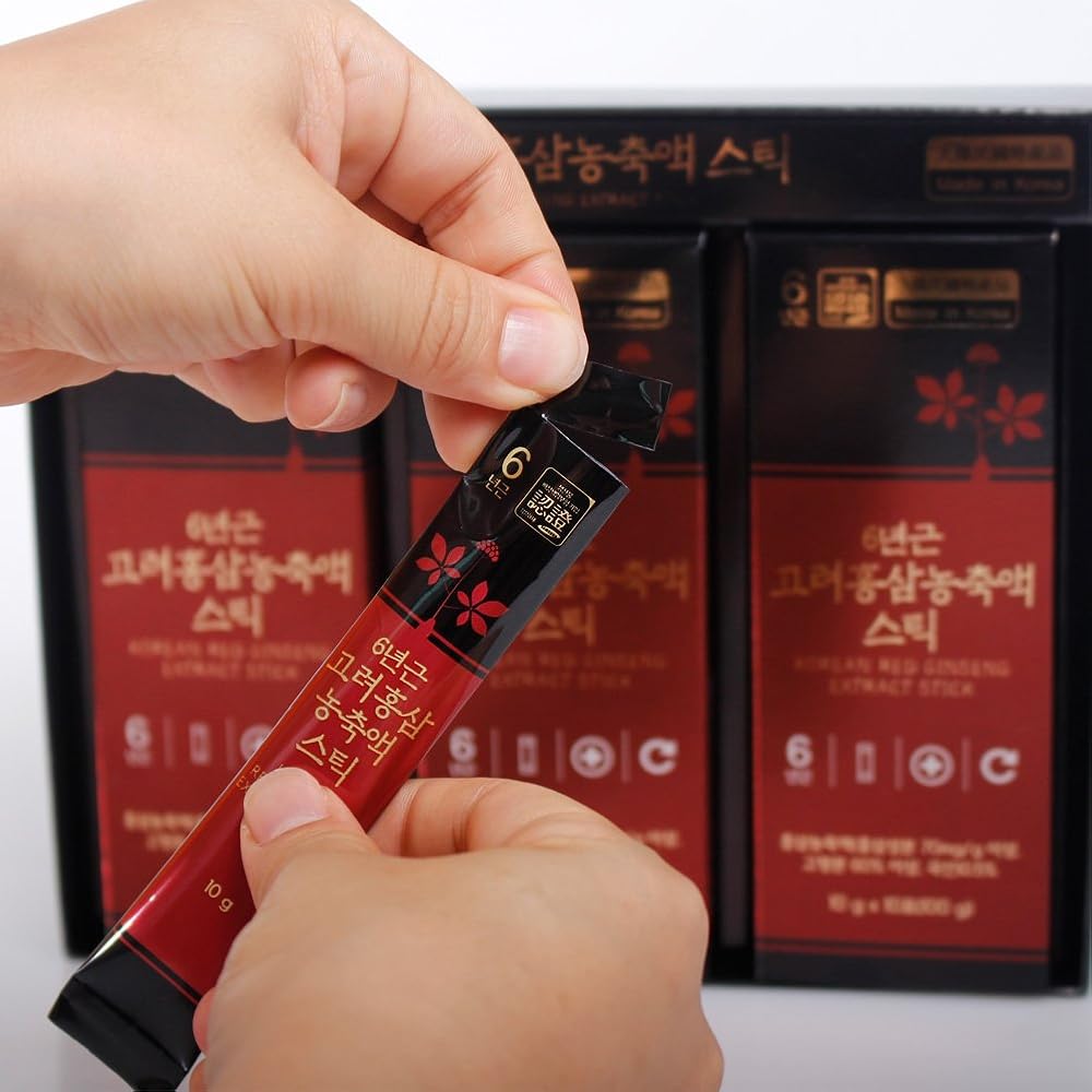 KGC JUNGWONSAM 6 Years Red Ginseng Extract Stick - 30 Sticks - image 5