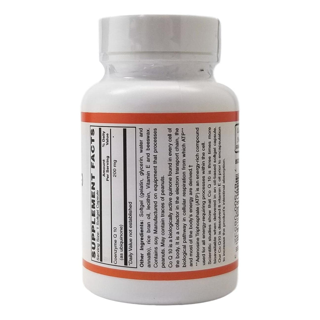 Holistic Health International CoQ10 200 mg - 30 Softgels - image 2
