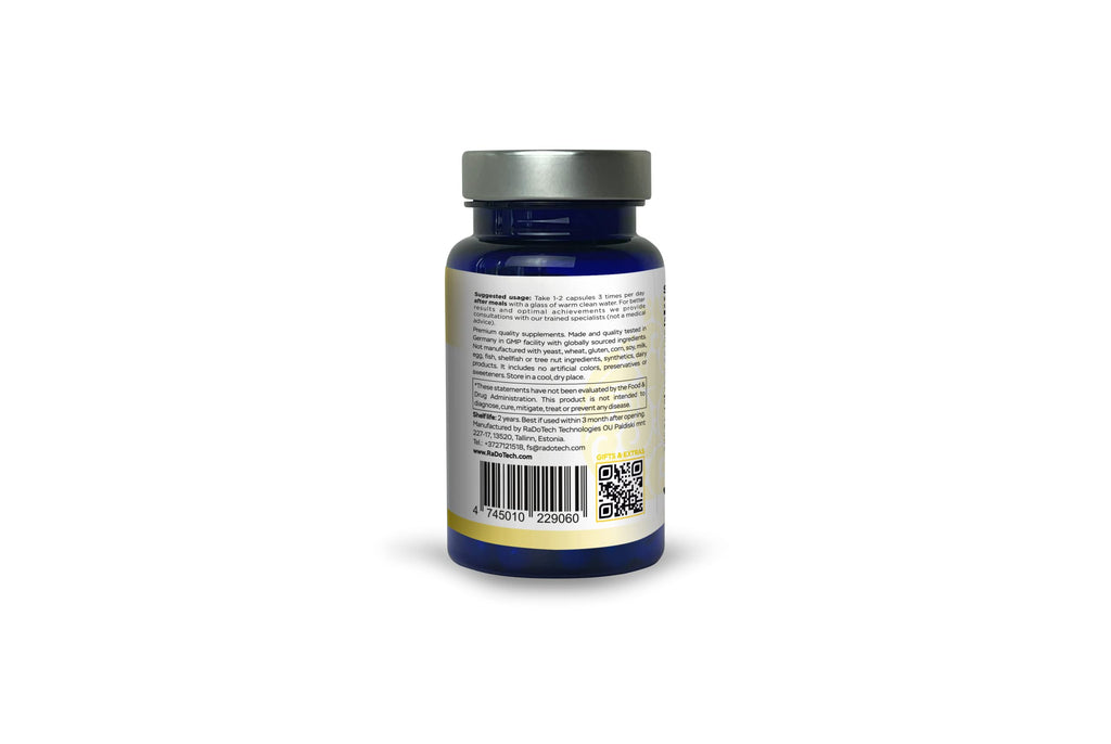 RaDoTech EnergyTune Energy Supplements - 60 Vegetarian Capsules - image 3
