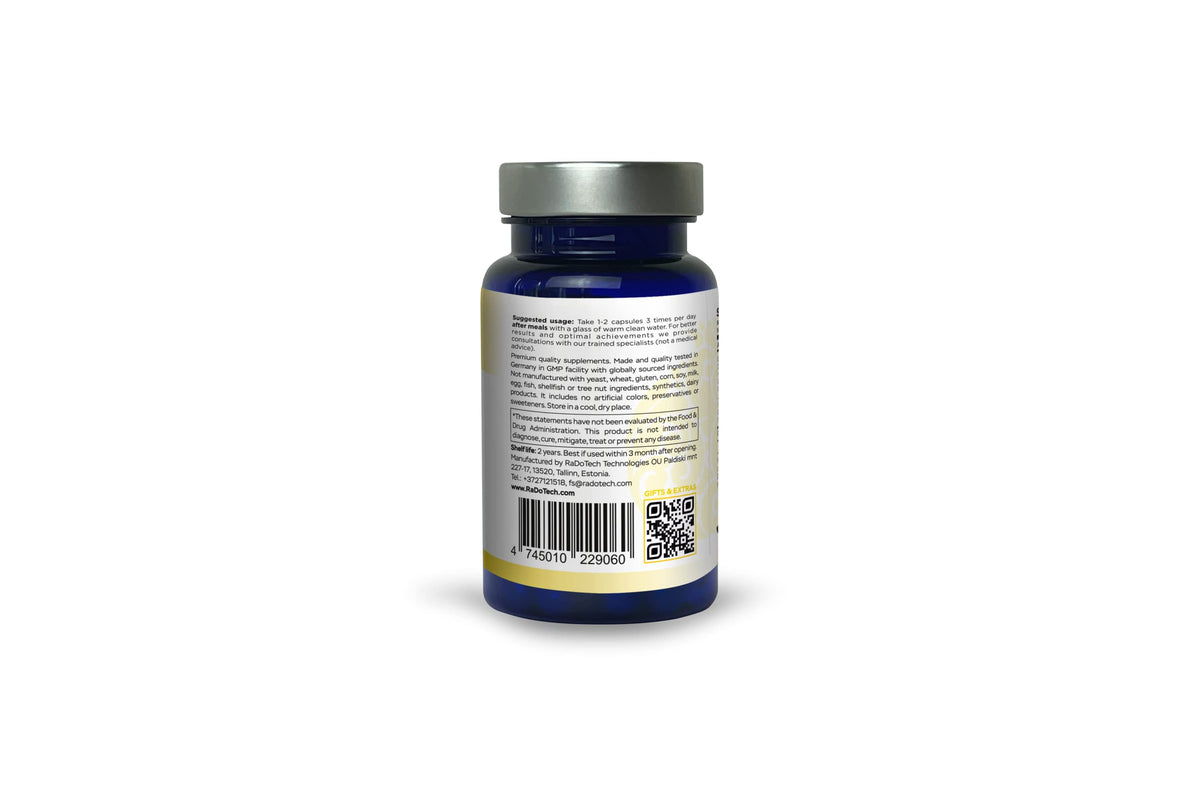 RaDoTech EnergyTune Energy Supplements - 60 Vegetarian Capsules - image 3