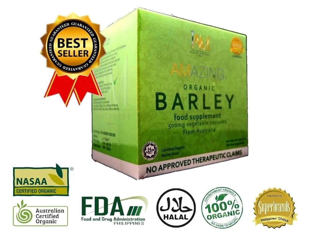 Generic Organic Barley Grass Capsules from Australia - 100 Capsules - image 9