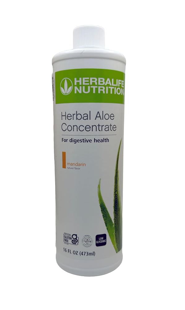 Herbalife Aloe Concentrate Mandarin Flavor for Digestive Health - 473ml