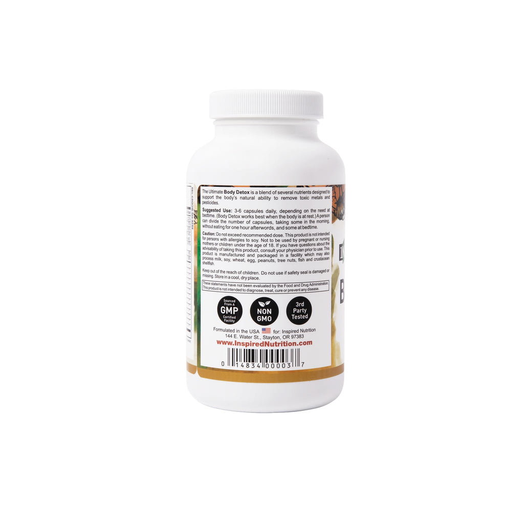 Inspired Nutrition Body Detox - 180 Capsules - image 3