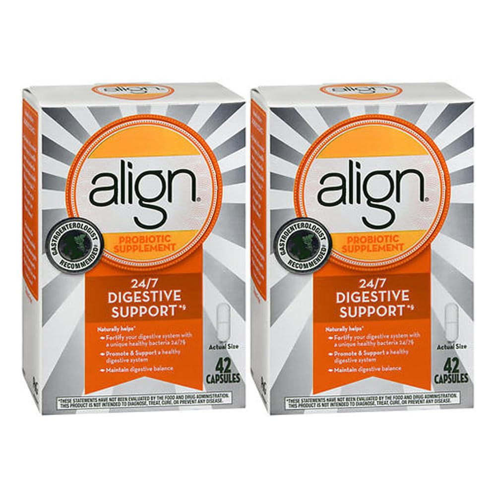 Align Probiotic Supplement Capsules - 84 Count (2 Pack)