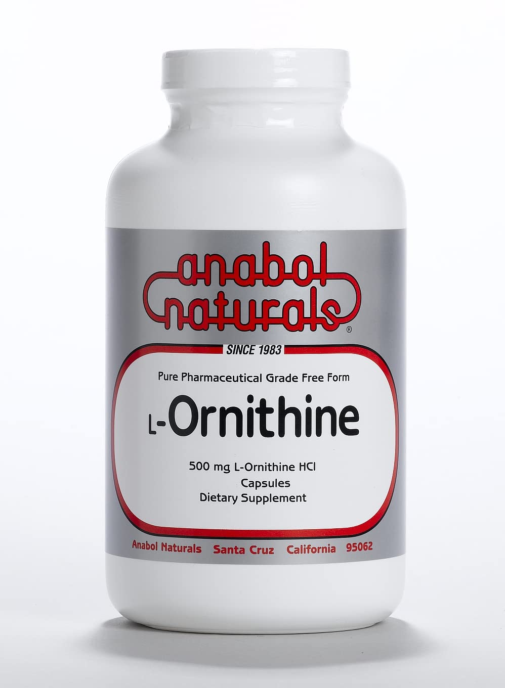 Anabol Naturals L-Ornithine 500 mg - 2000 Capsules