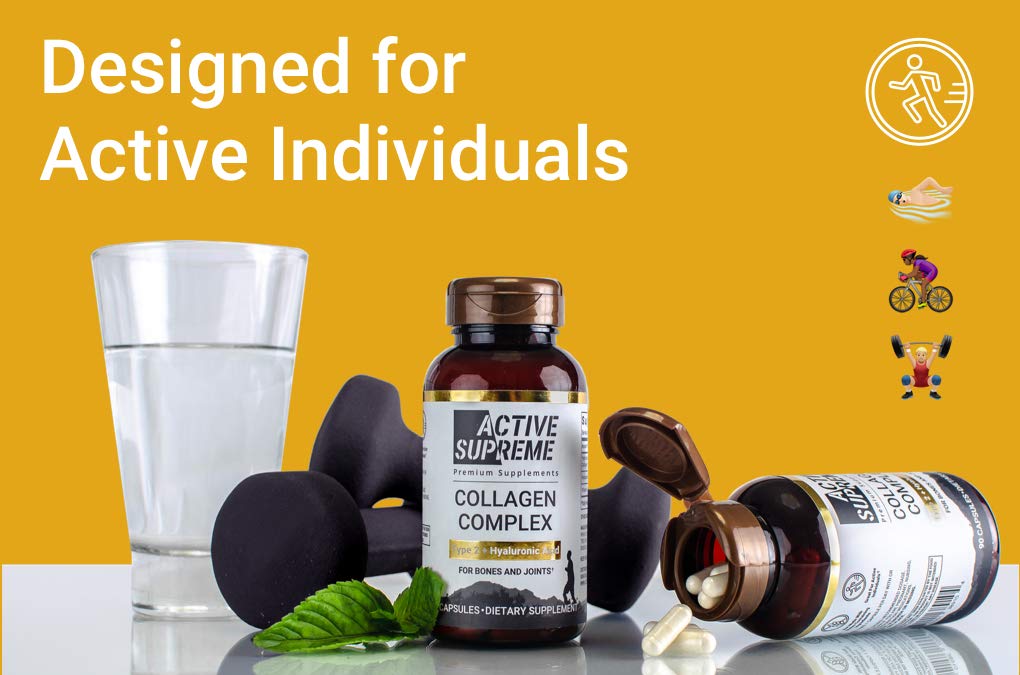 Active Supreme Type 2 Collagen for Joint Support - 90 Capsules - image 2