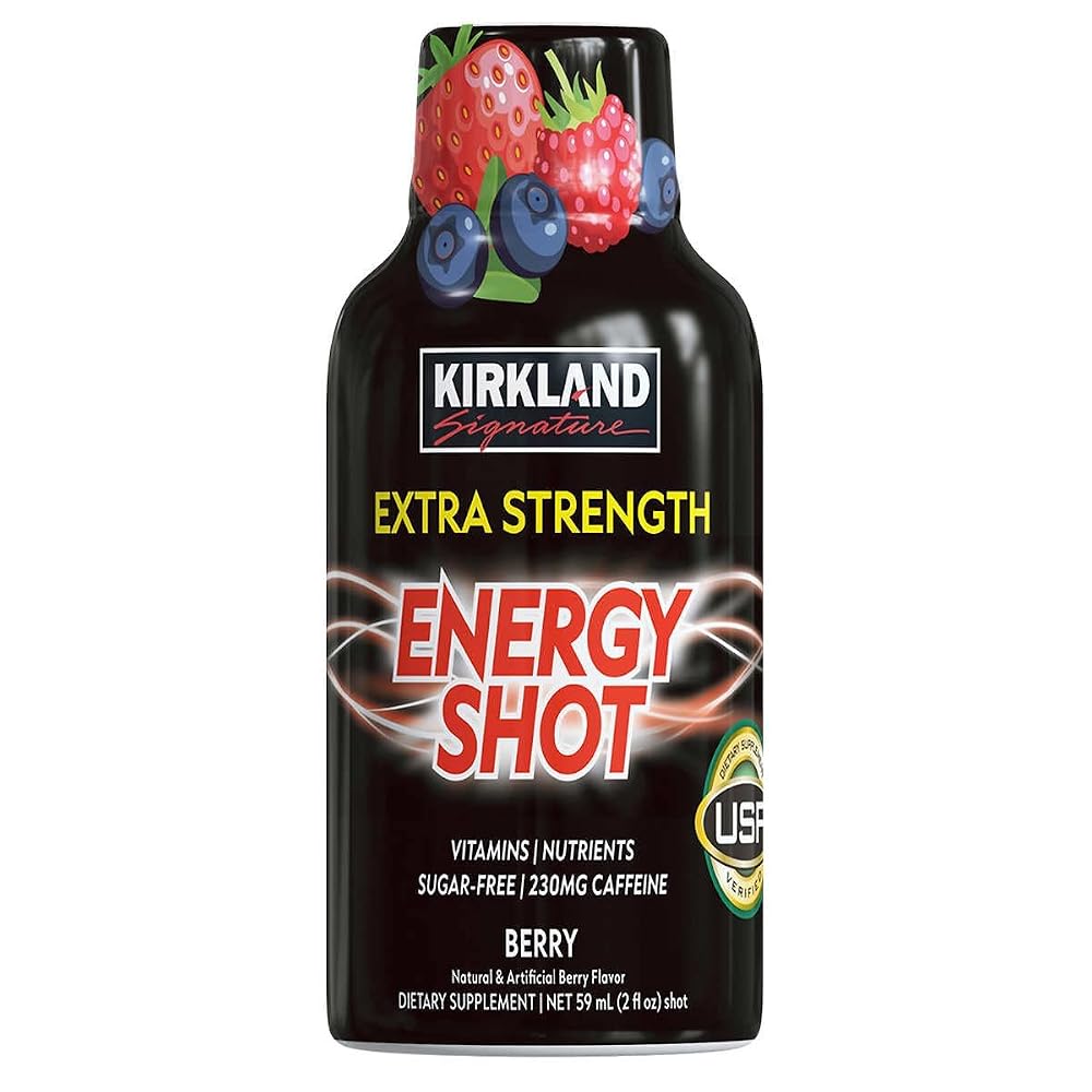 Kirkland Signature Extra Strength Energy Shot Variety - 48 Count - image 3