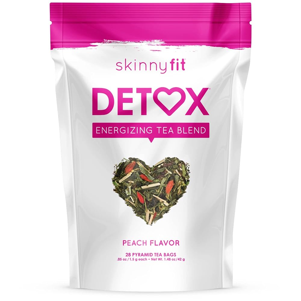 SkinnyFit Detox Tea Natural Energy & Bloating Support - 28 Servings