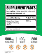 BulkSupplements Ginger Root Extract Powder - 100g - image 2