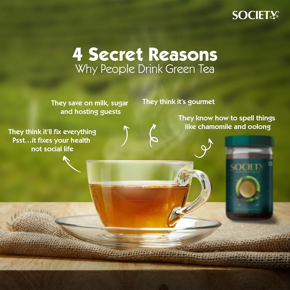 Society Tea Premium Green Tea Loose Leaves - 250g - image 5