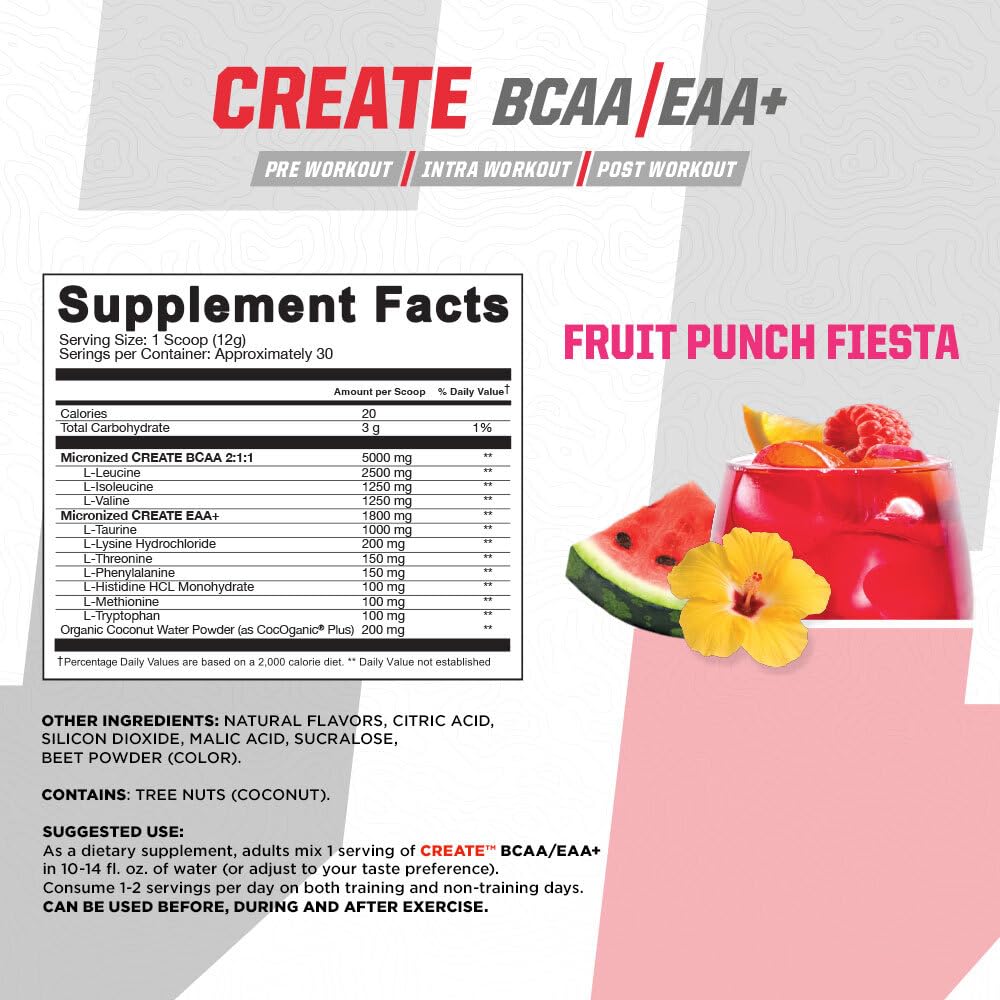 Undefined Nutrition Create BCAA/EAA+ by Brian Shaw -Muscle Recovery