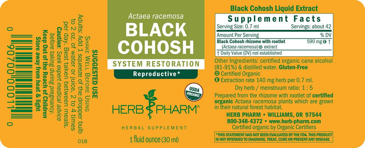 Herb Pharm Black Cohosh Liquid Extract for Female Reproductive System Support - image 7