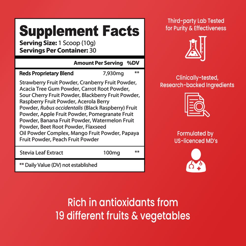 VB Health Red Boost Superfood Powder - 30 Servings - image 4