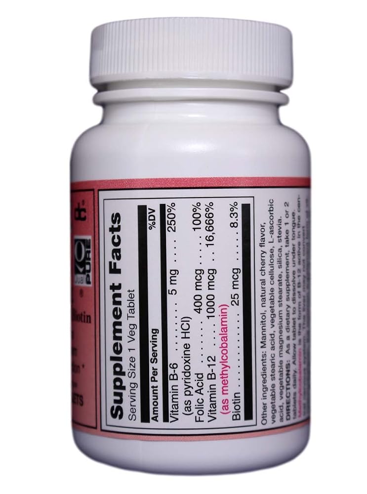 Dee Cee Laboratories B-12 Sublingual B Vitamins - 90 Vegetarian Capsules - image 2