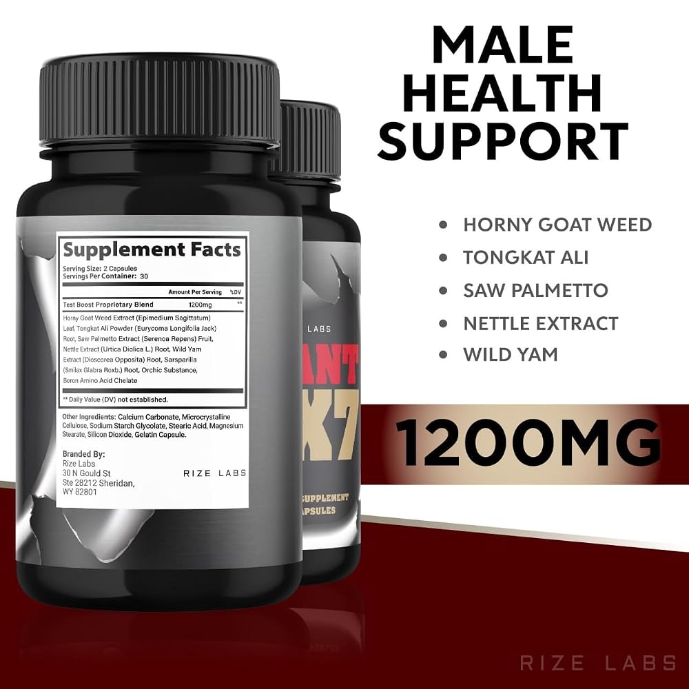rize labs GiantFX7 Capsules for Men - 120 Capsules - image 6