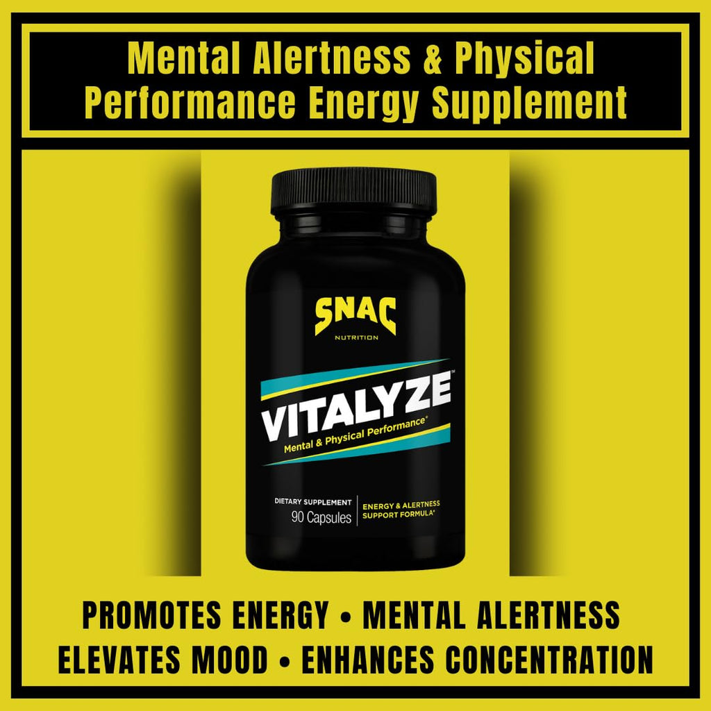 SNAC Vitalyze Mental Alertness & Physical Performance - 90 Capsules - image 6