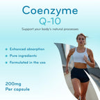 Clear Formulas Quick Absorption CoQ10 200mg Capsules