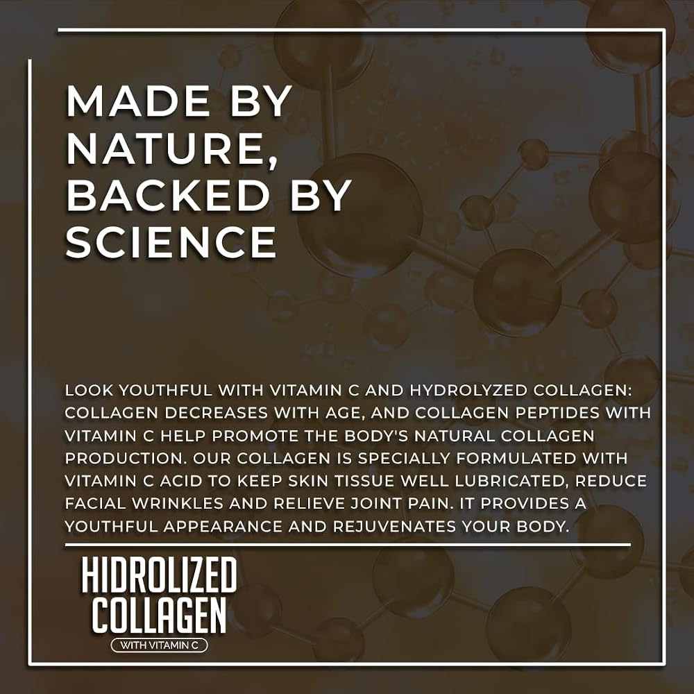 AV Orange Hydrolyzed Grass Fed Collagen with Vitamin C Powder - 198g - image 2