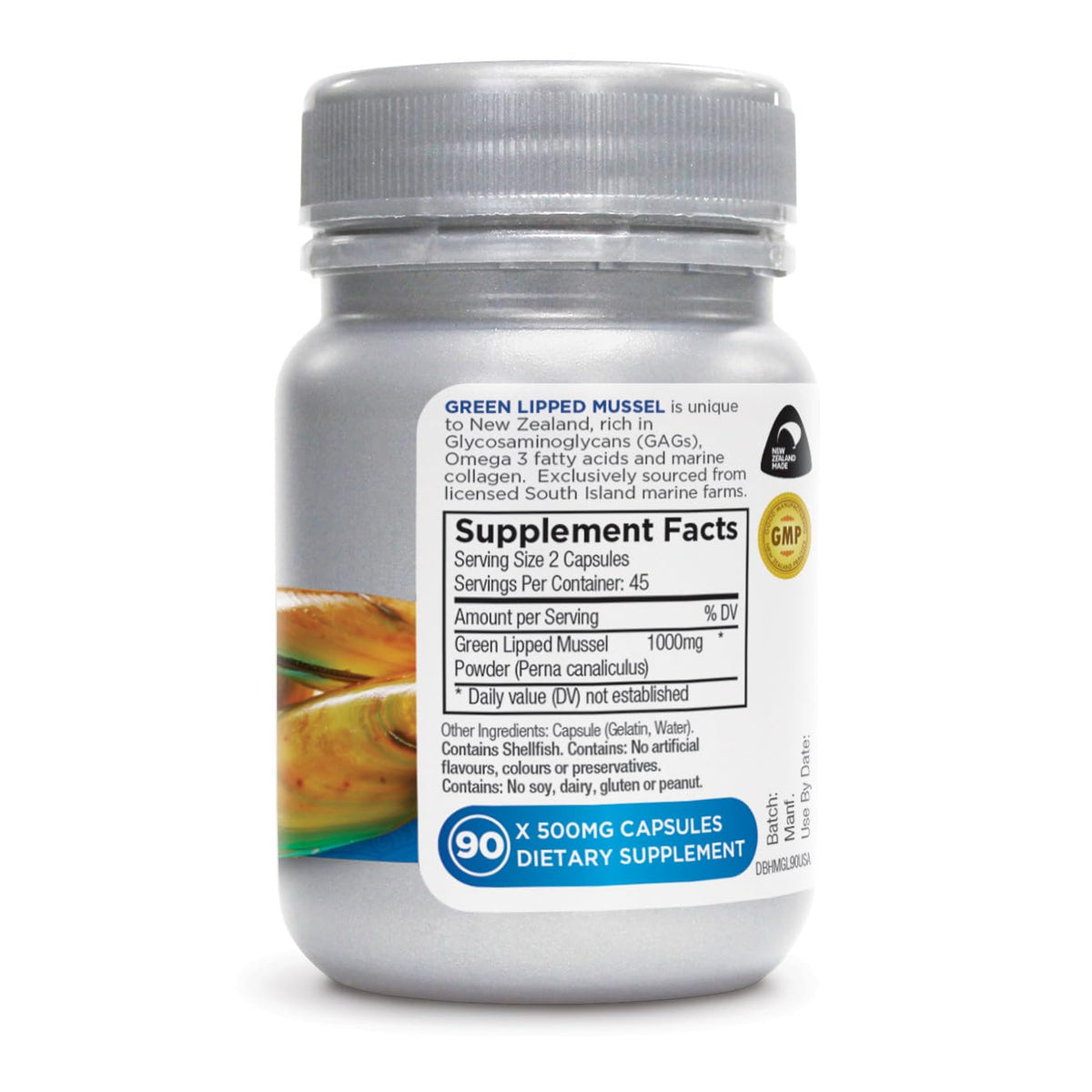 Deep Blue Health Green Lipped Mussel Joint Support - 90 Capsules - image 2