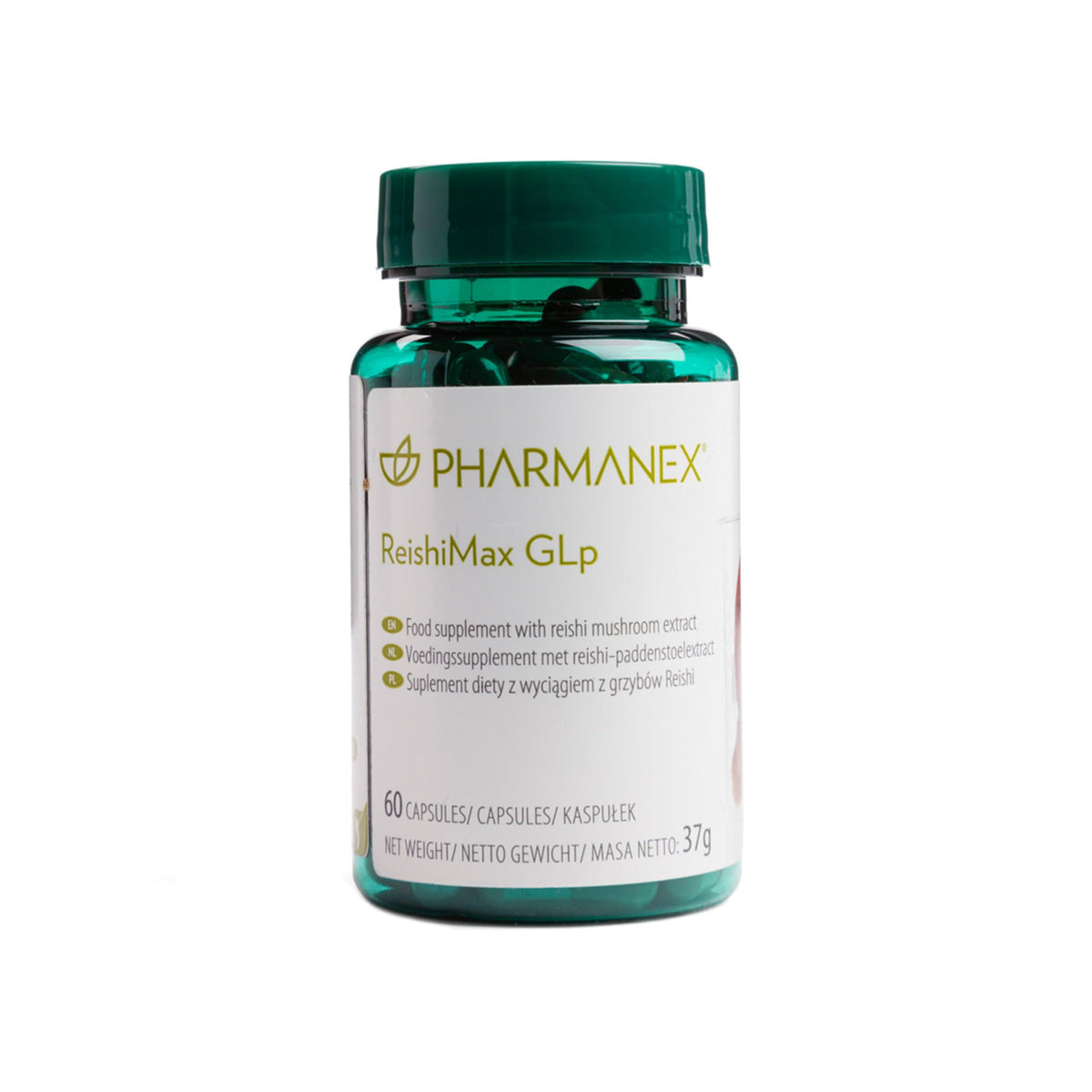 Pharmanex ReishiMax GLp Red Reishi Mushroom Immune Support - 60 Capsules