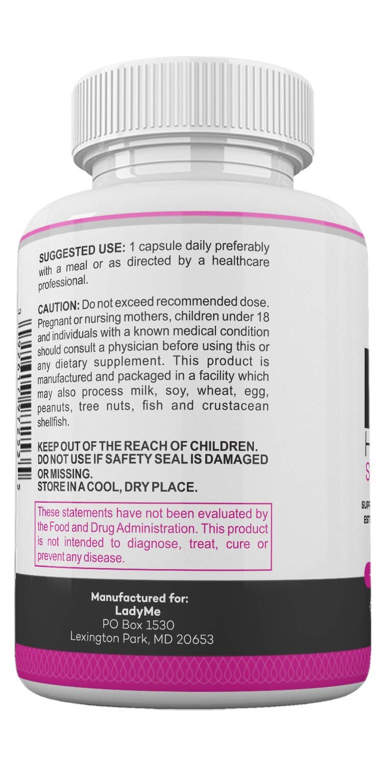 LadyMe DIM Supplement 150mg for Women Hormone Balance - 60 Capsules - image 6