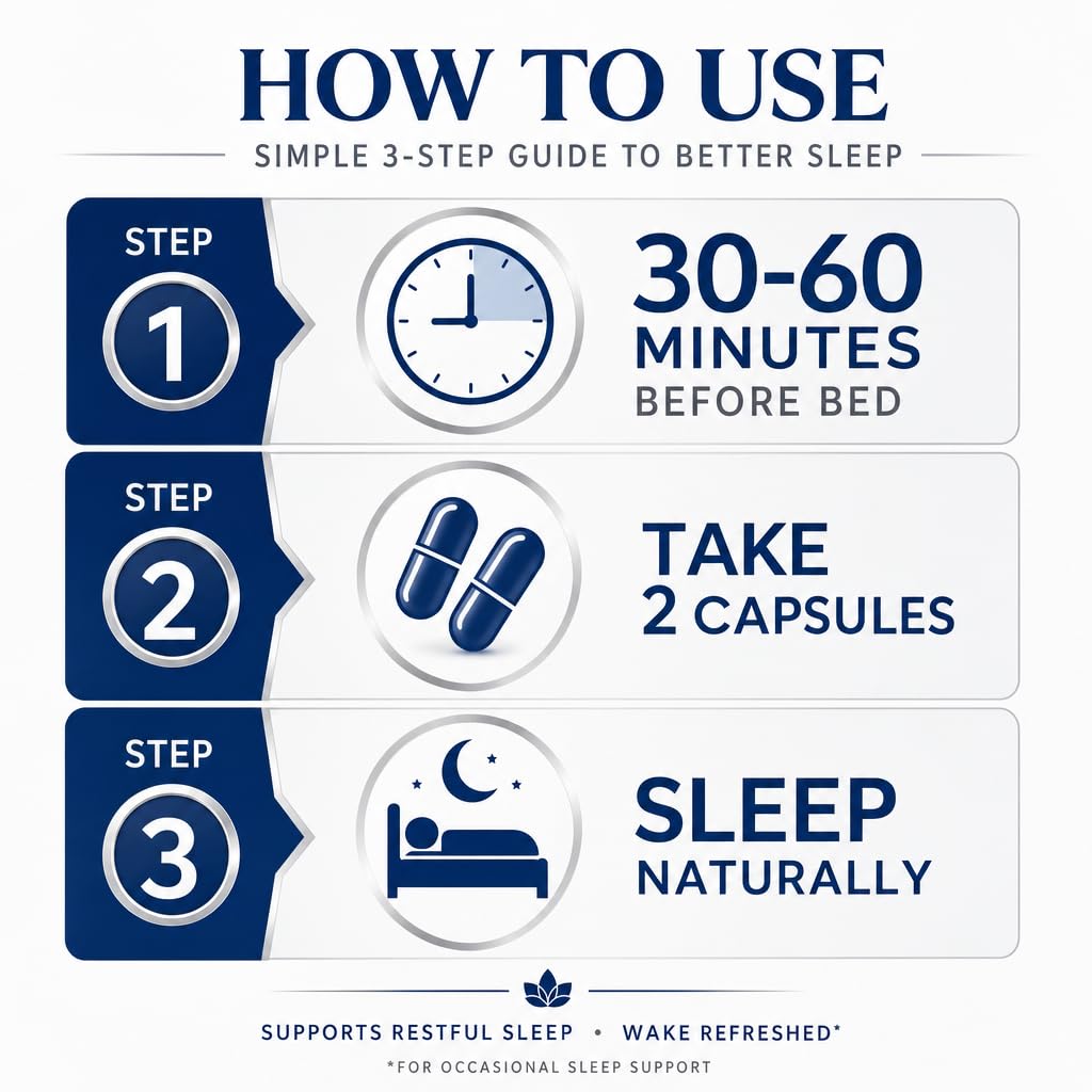 Natural Nutrition Works Shut Eye Sleep Aid with Rutacarpine - 60 Capsules - image 8