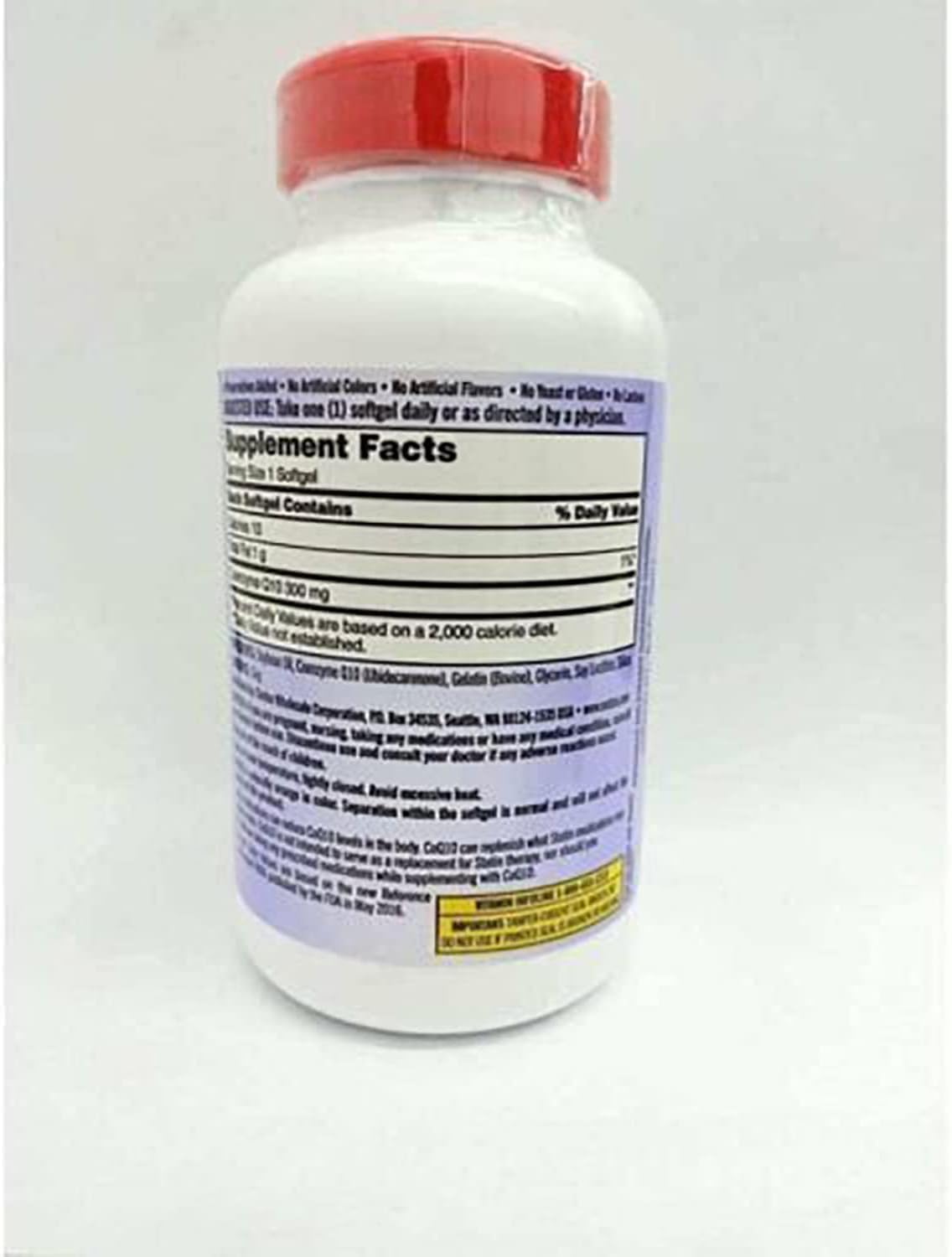 Kirkland Signature CoQ10 300mg - 100 Softgels - image 6