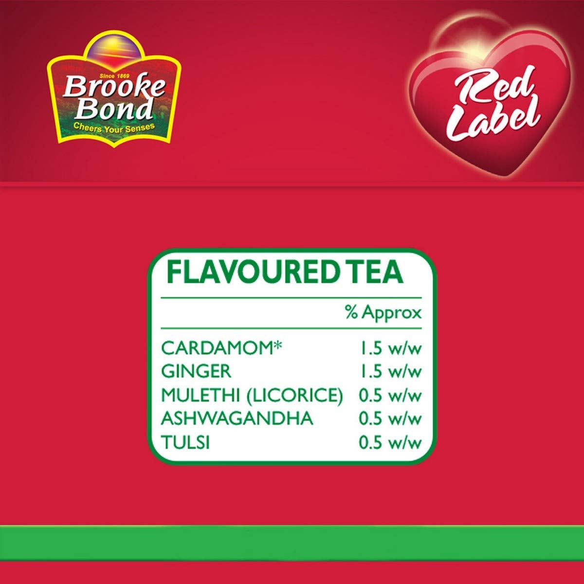 Brooke Bond Red Label Natural Care Ayurvedic Tea - 2 x 250g - image 4