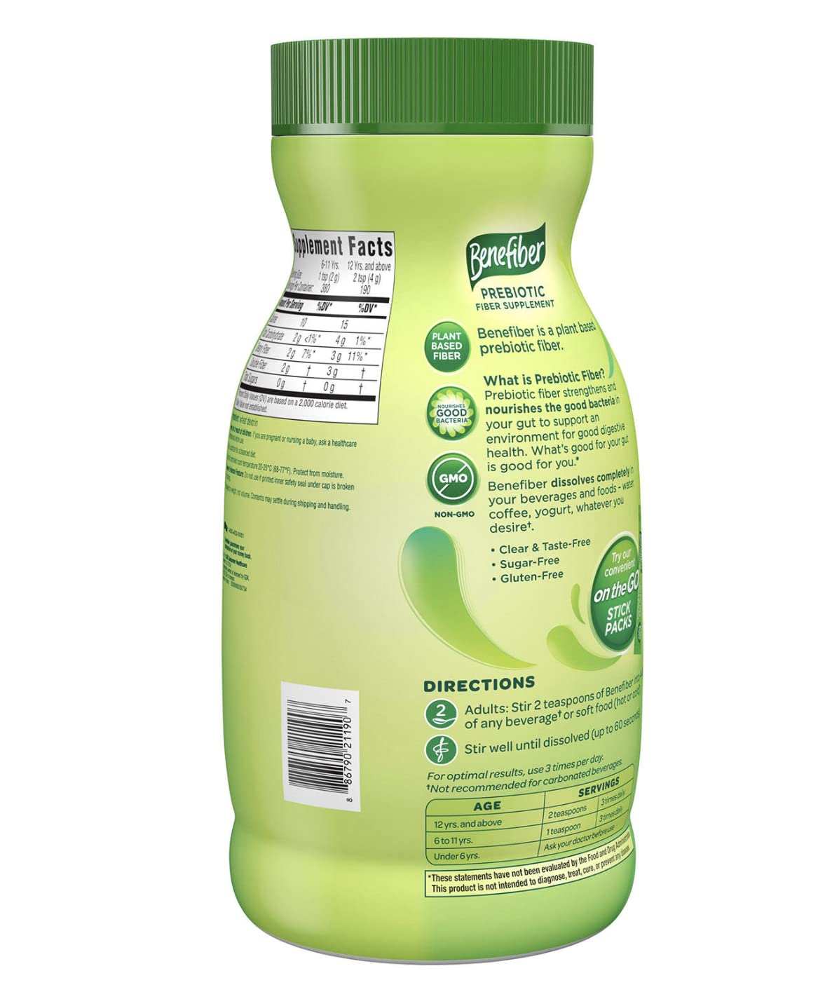 Benefiber Fiber Supplement Powder - 190 Servings - image 2