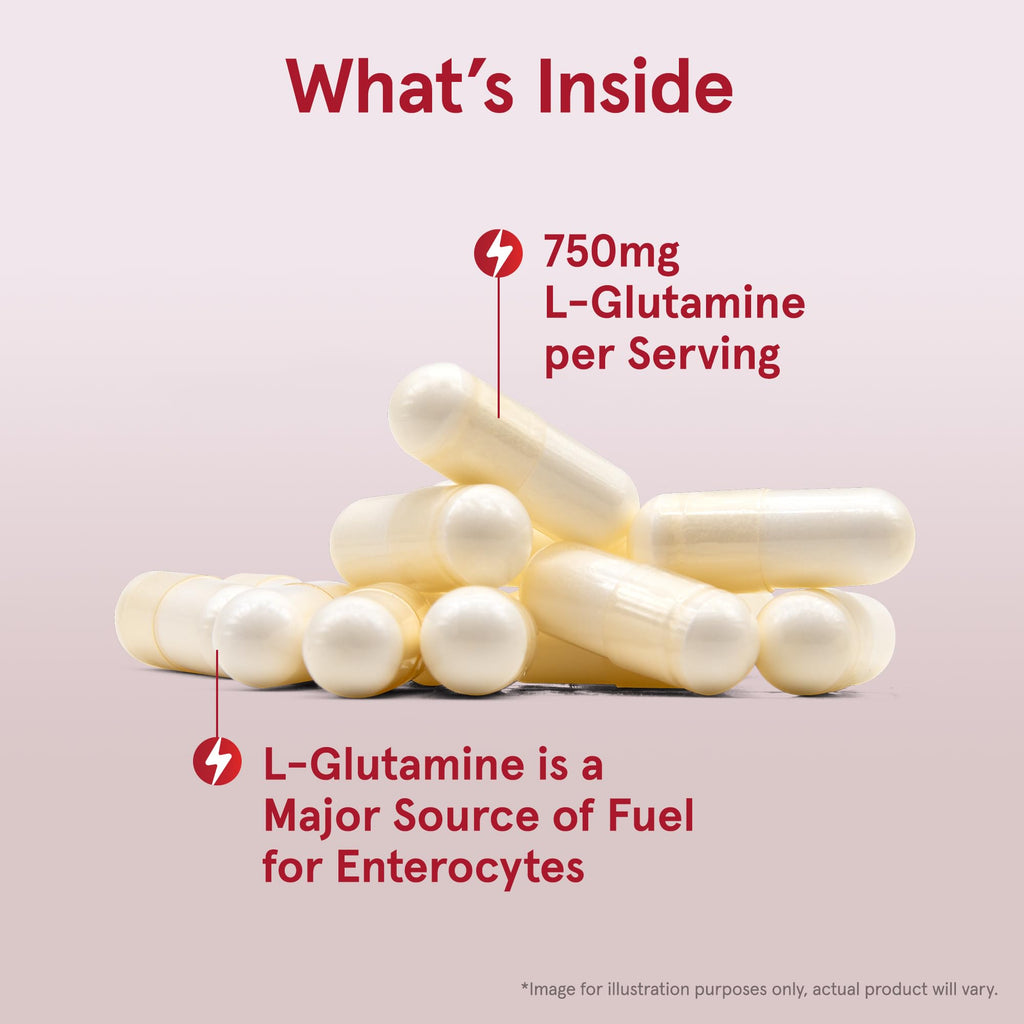Jarrow Formulas L-Glutamine 750 mg - 120 Capsules - image 2