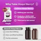 Vitapia Maqui Berry 1000mg Supplement - 180 Veggie Capsules - image 6