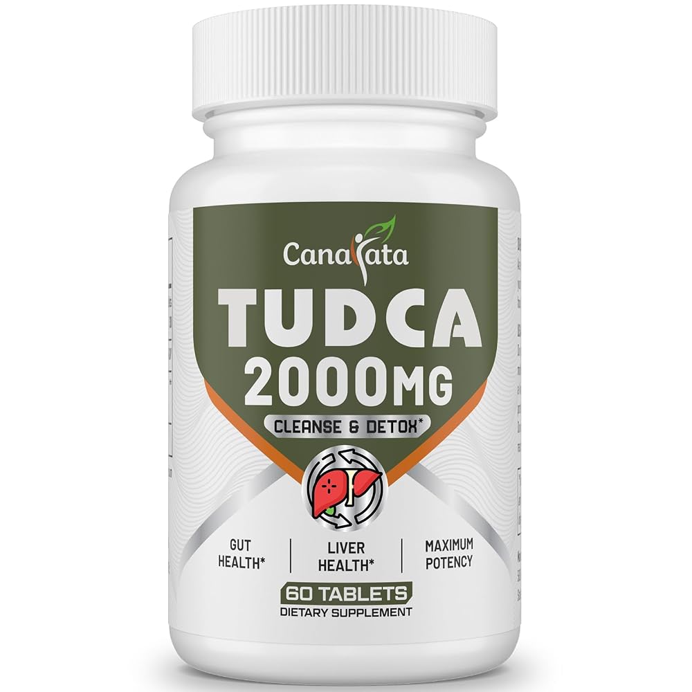 Canarata TUDCA Liver Supplements 2000mg-Liver Detox & Cleanse
