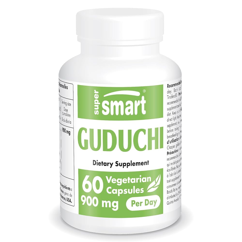 Supersmart Guduchi 900mg Tinospora Cordifolia Extract - 60 Vegetarian Capsules