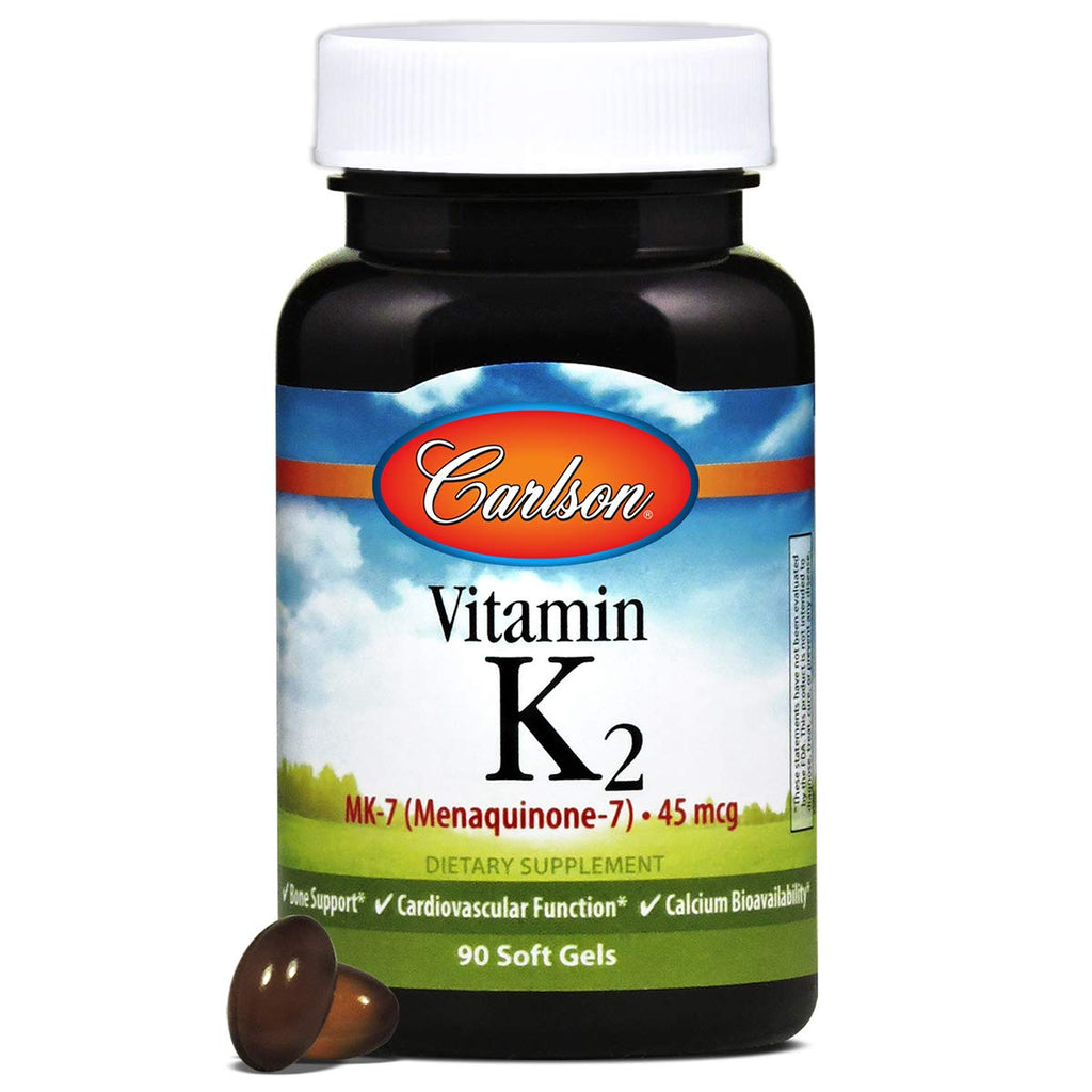 Carlson Vitamin K2 MK-7 45 mcg Bone Support - 90 Softgels - image 8