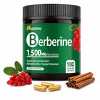 NEOGLI Berberine Supplement 1500mg with Ceylon Cinnamon - 180 Capsules