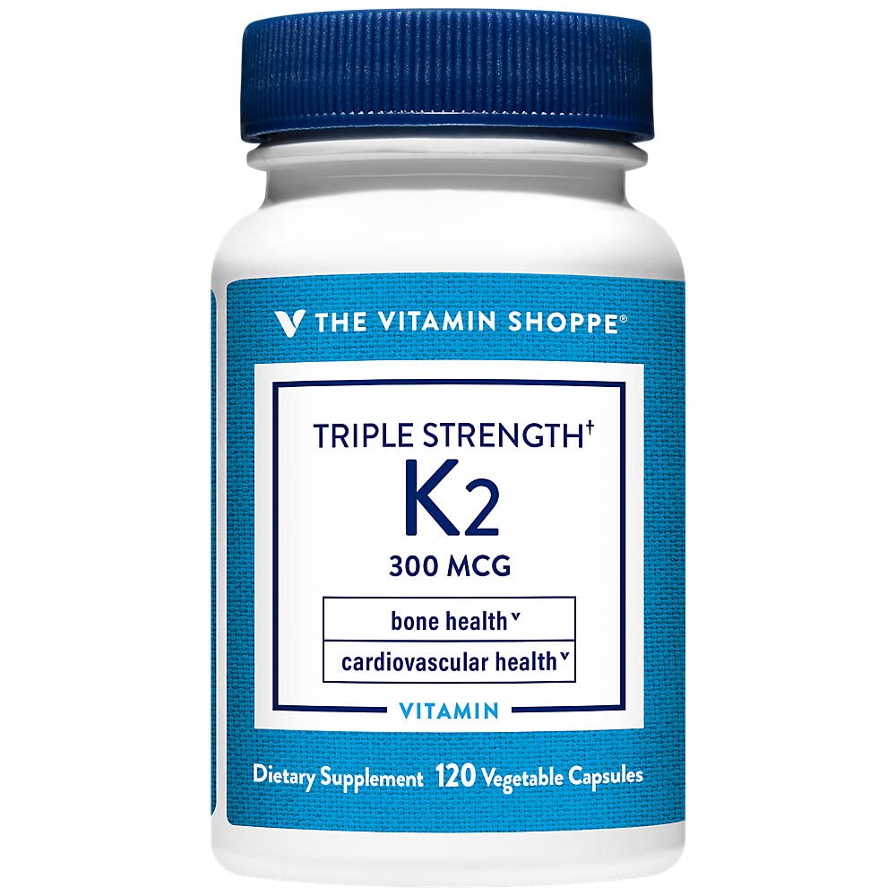 The Vitamin Shoppe Vitamin K2 MK-7 300mcg Triple Strength - Bone
