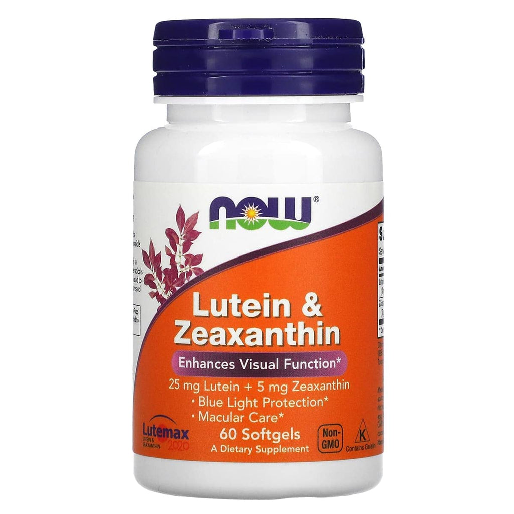 NOW Foods Lutein & Zeaxanthin 25 mg - 120 Softgels