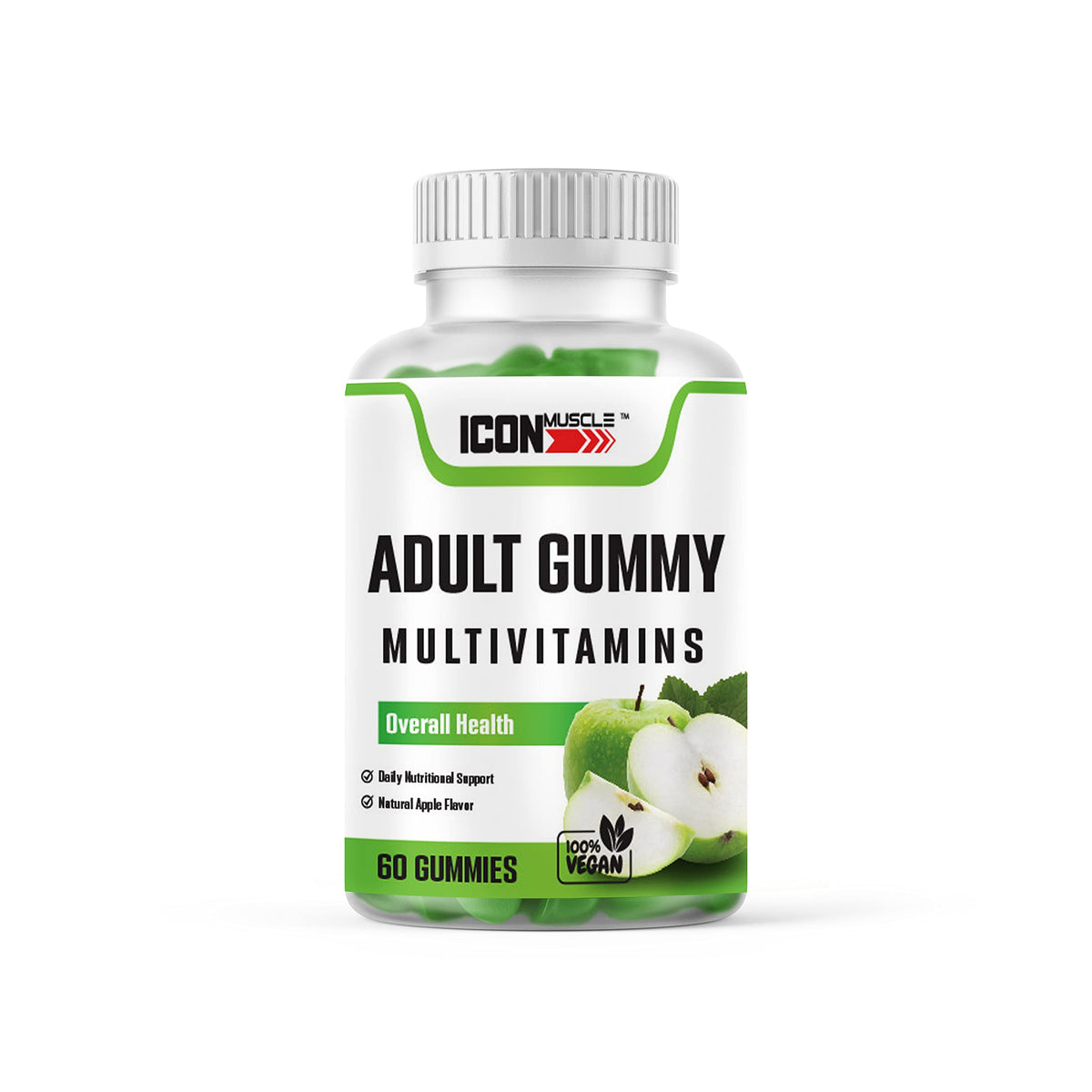 Icon Muscle Adult Multivitamin Gummies - 60 Count