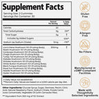 Auri Super Mushroom Gummies with 12 Functional Mushrooms - 60 Count - image 3