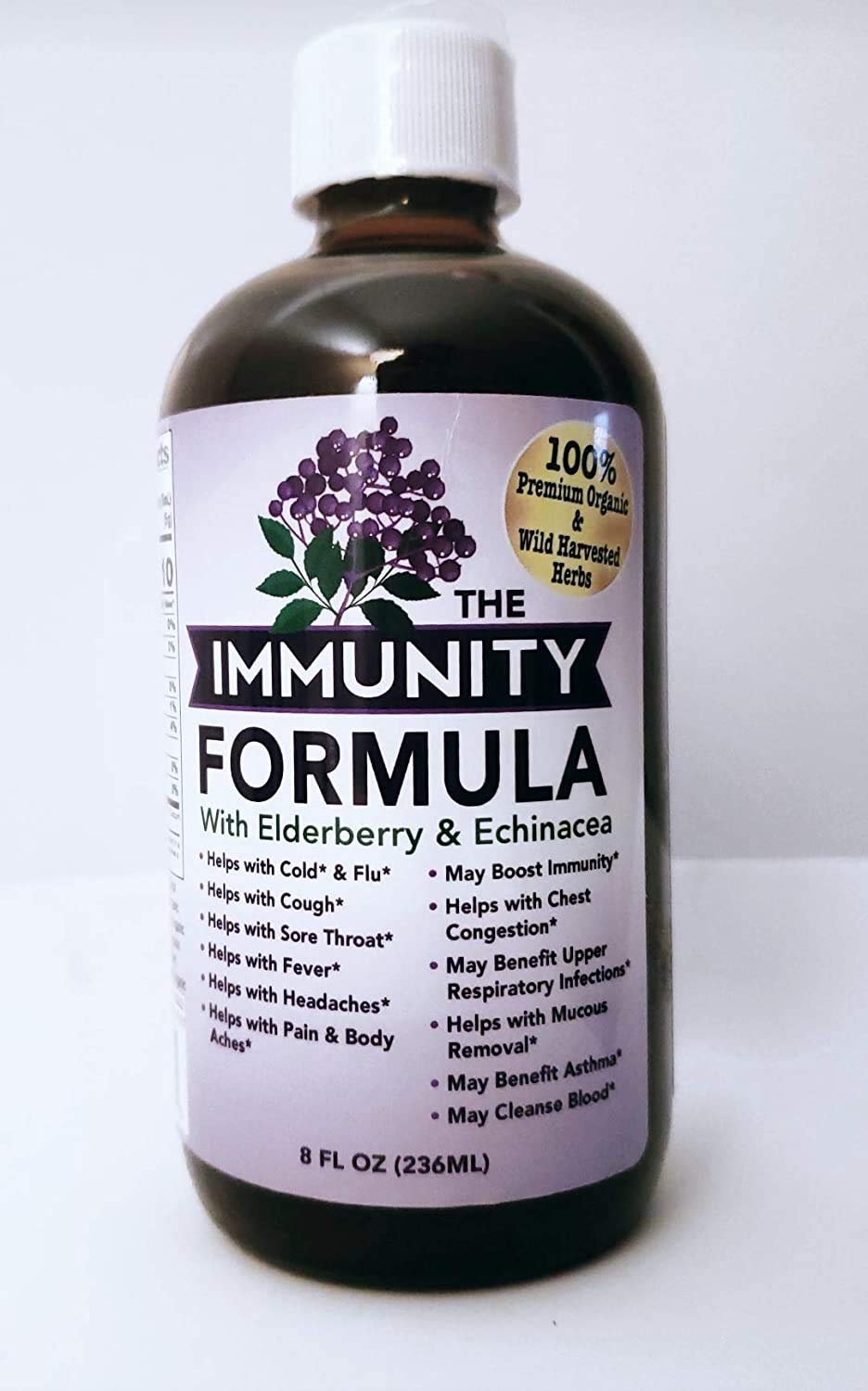 The Elderberry Formula Immunity Tonic with Organic Elderberry and Echinacea