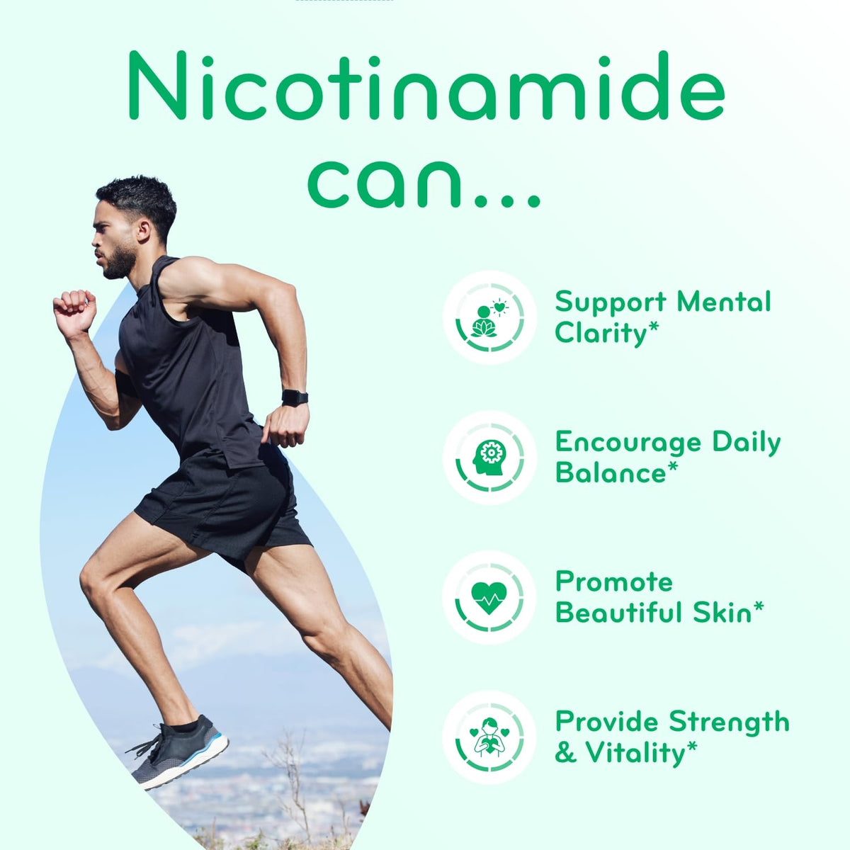 Clear Formulas Vitamin B3 Nicotinamide 500mg - High Absorption Form