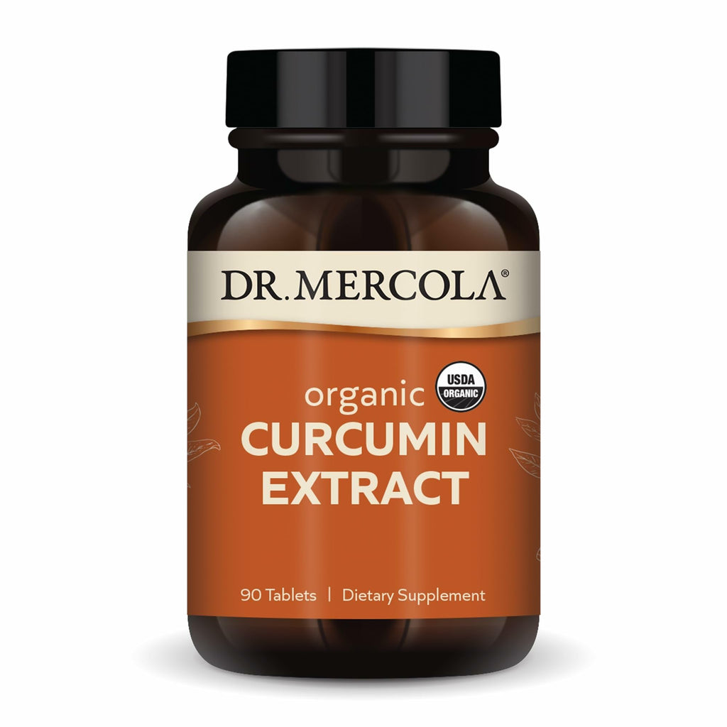 Dr. Mercola Organic Curcumin Extract 90 mg - 90 Tablets