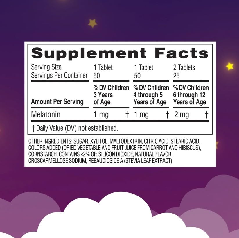 Zarbee's Kids 1mg Melatonin Gummy Sleep Supplement - 50 Gummies - image 7