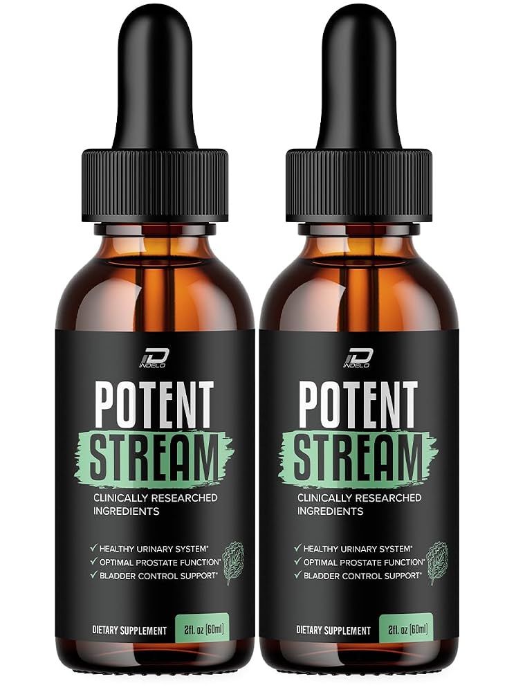 Indelo Potent Stream Drops Health Supplement - 2 Pack
