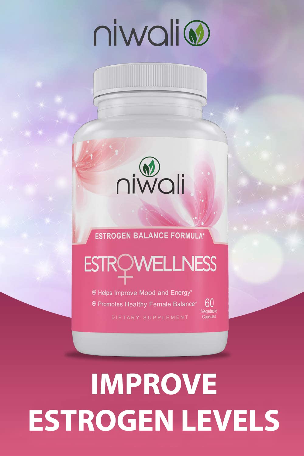 NIWALI Estrogen Capsule for Women Hormone Balance - 60 Vegetarian Capsules - image 4