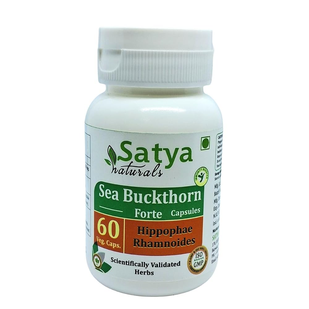 Satya Naturals Sea Buchthorn Forte Capsules 500 mg. 60 Veg. Capsule