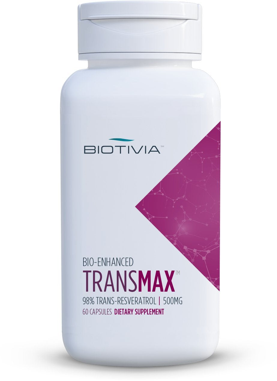 Biotivia Transmax 98% Trans-Resveratrol 1000mg - 60 Capsules