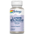 SOLARAY L-Lysine with Beta Glucan 1000mg - 60 Vegetarian Capsules