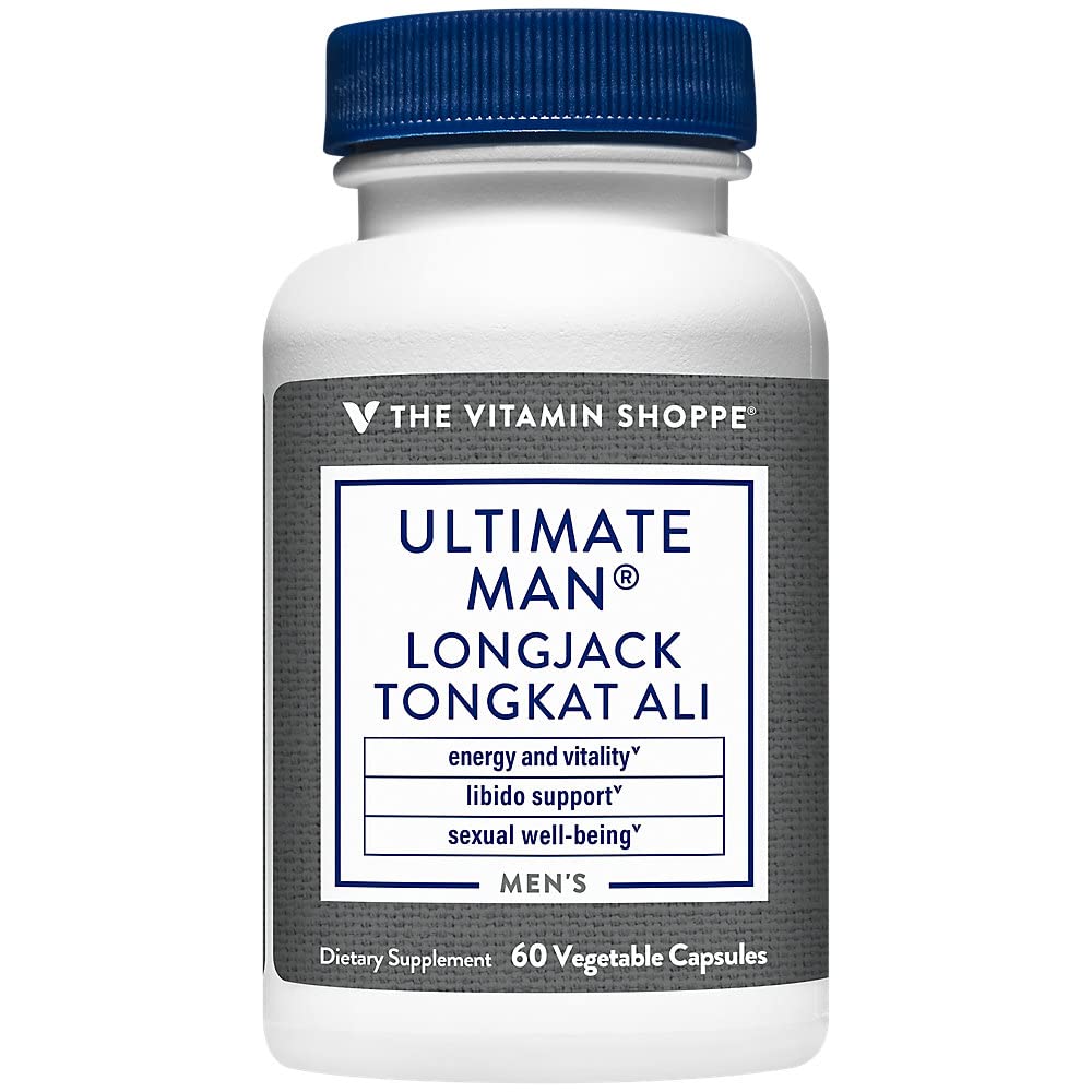 The Vitamin Shoppe Ultimate Man Longjack Tongkat Ali - 60 Vegetable Capsules